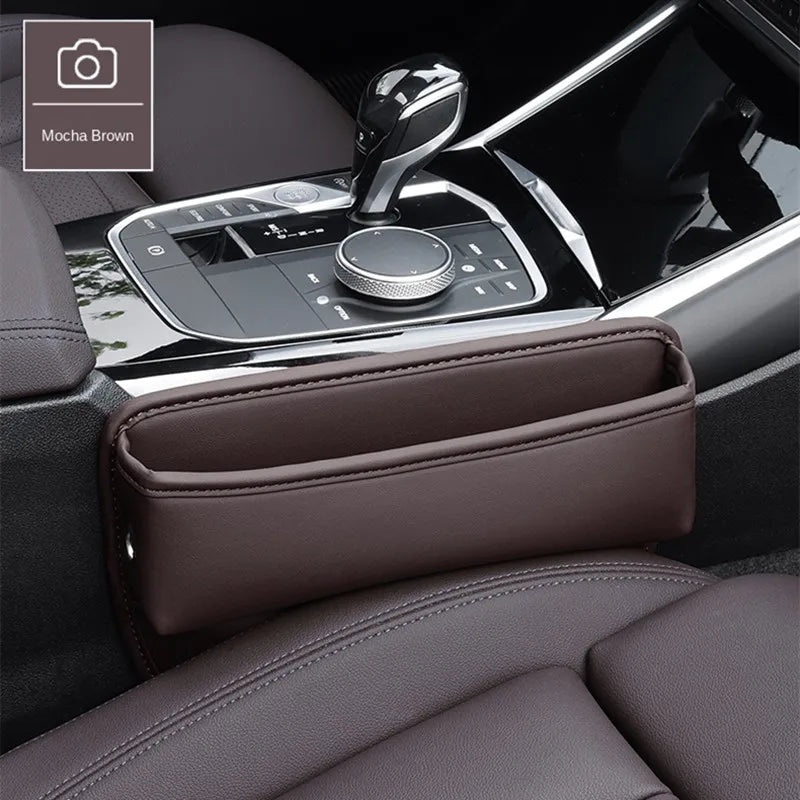 Car Seat Side Gap Filler Storage Large Capacity Organizer Case For Audi A7 A8 D3 D4 D5 Q2 Q3 8U F3 Q5 8R FY Q7 4L 4M Accessories