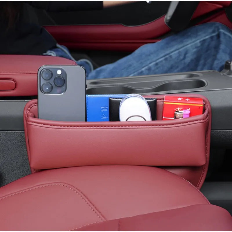 Car Seat Side Gap Filler Storage Large Capacity Organizer Case For Audi A7 A8 D3 D4 D5 Q2 Q3 8U F3 Q5 8R FY Q7 4L 4M Accessories