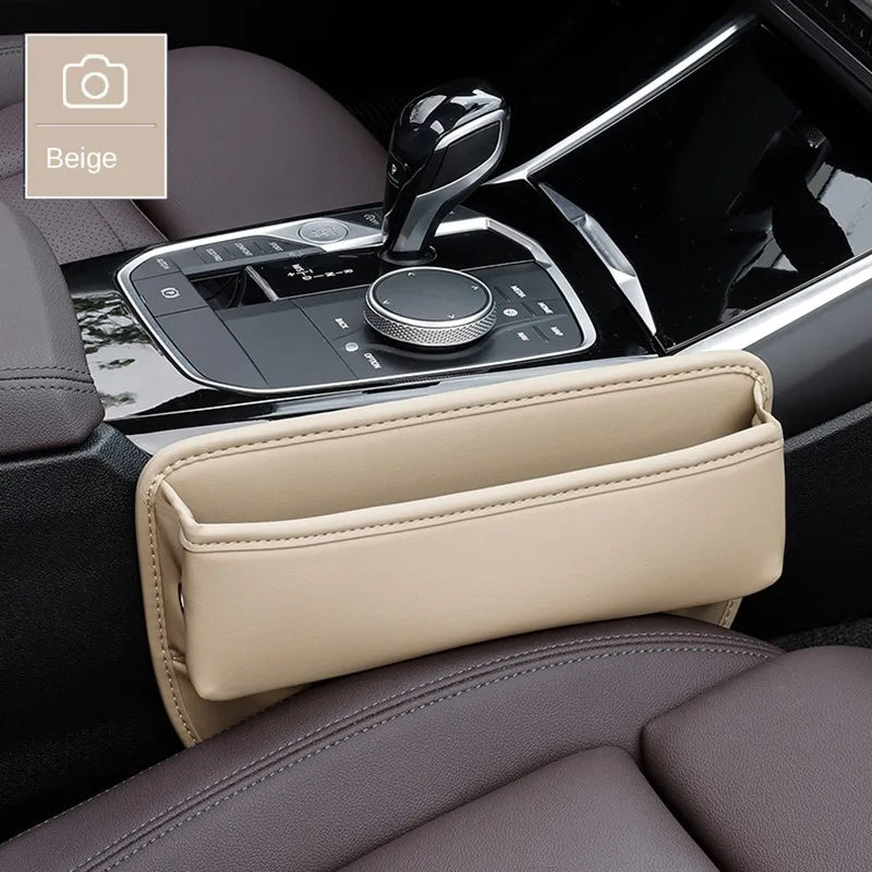 Car Seat Side Gap Filler Storage Large Capacity Organizer Case For Audi A7 A8 D3 D4 D5 Q2 Q3 8U F3 Q5 8R FY Q7 4L 4M Accessories